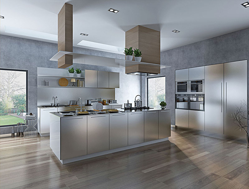 Stainless Steel Modular Kitchen